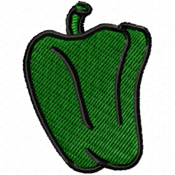 Pepper Embroidery Design 2 Pepper Embroidery Design 2